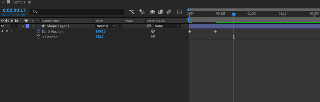 After Effects flowの設定1